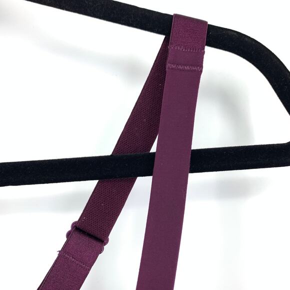 Torrid Bra Women's Sz 40DD Push-Up Purple Black Lace *FLAWS - Picture 4 of 9